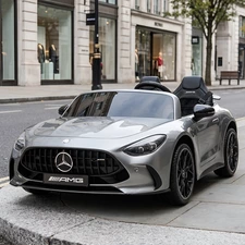 Двухместный детский электромобиль M 6315EBLRS-11(24V) серый Mercedes с автопокраской